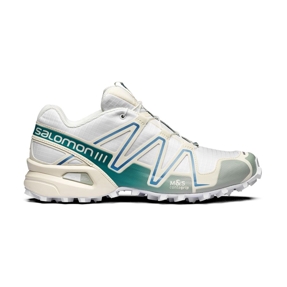 Salomon Speedcross 3 - White/Vanilla Ice/Aqua Gray