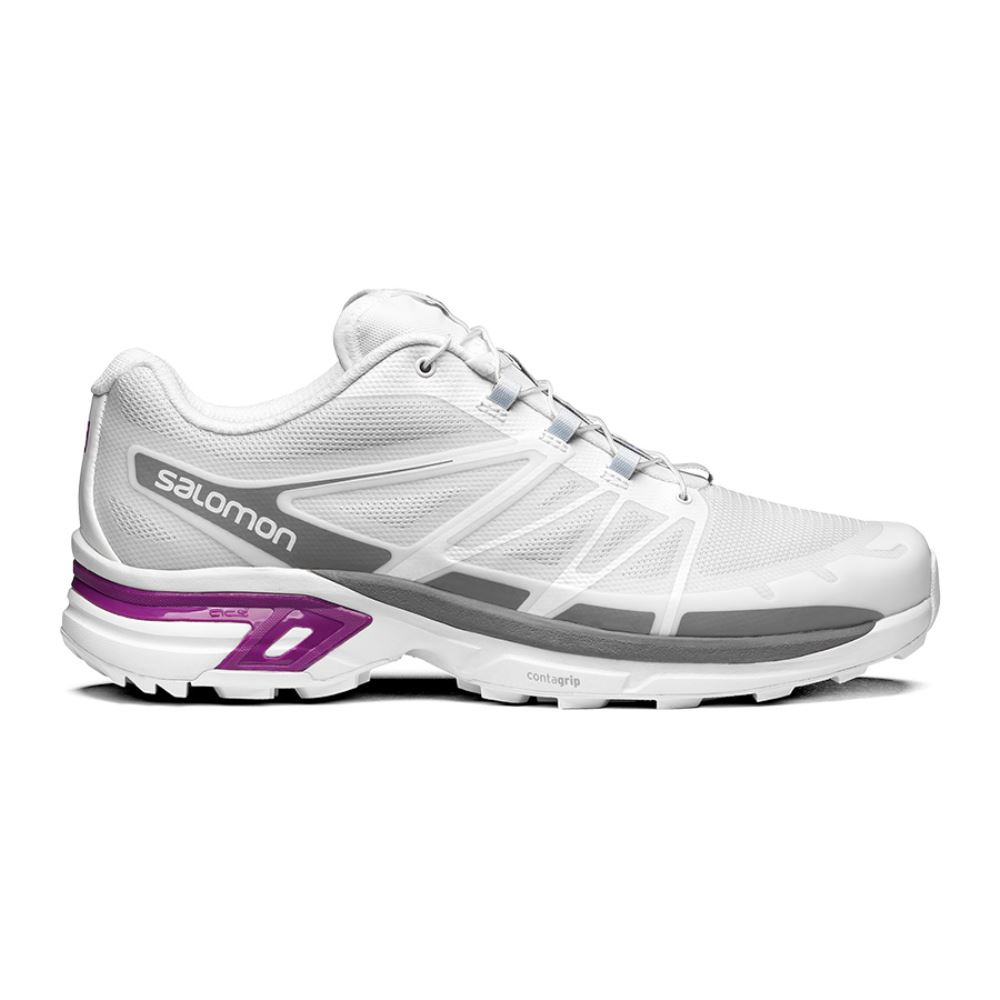 Salomon Xt-wings 2 - White/Alloy/Purple Cactus Flower